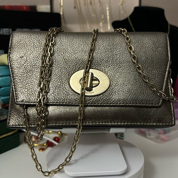 Coach Handbags - Coach metallic gold vintage crossbody